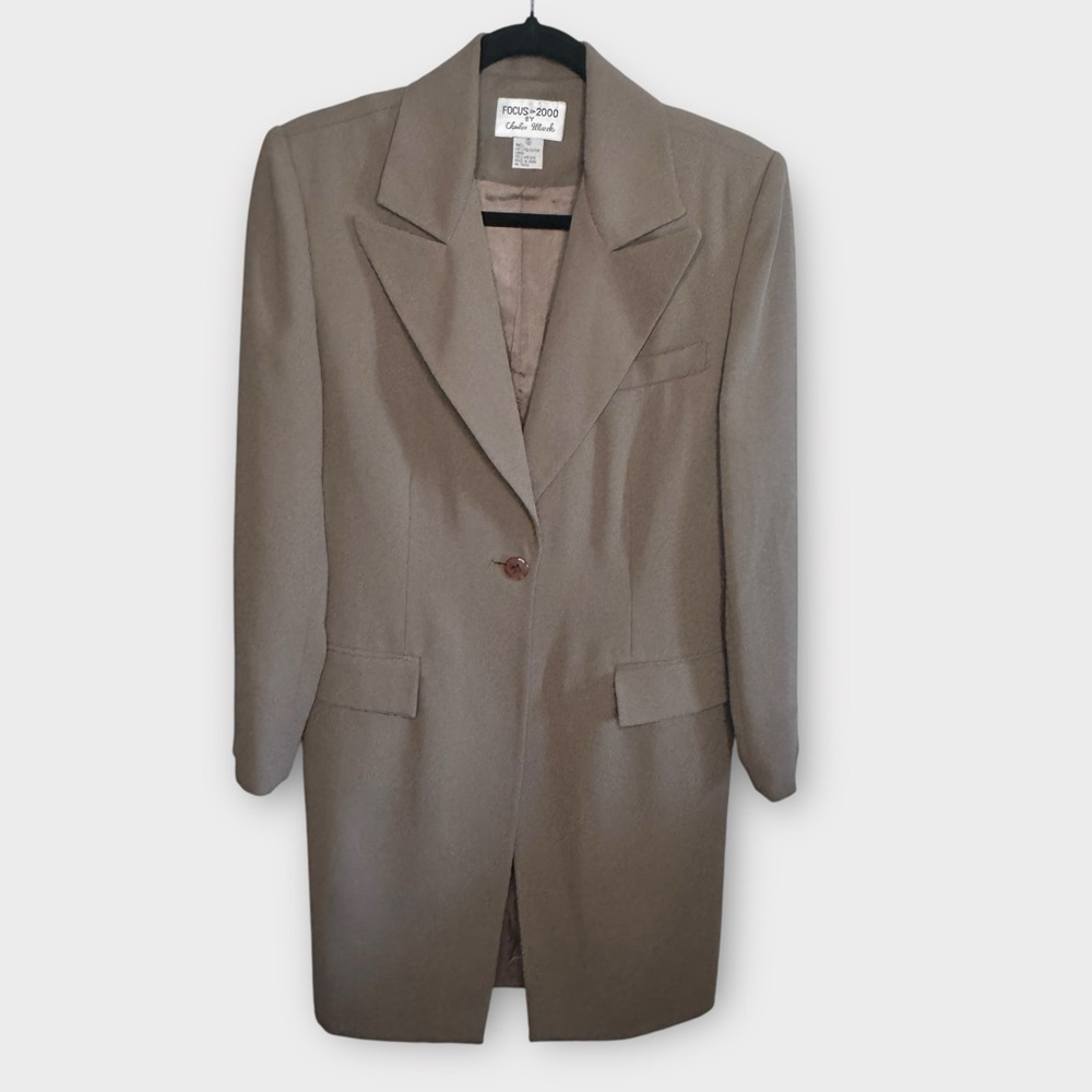 Focus 2000 Tan Women's Blazer